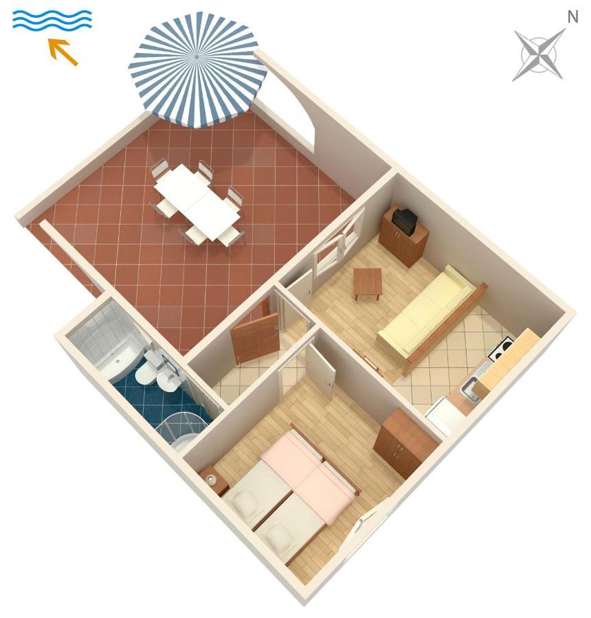 Apartments By The Sea Punat, Krk - 5351 Ngoại thất bức ảnh